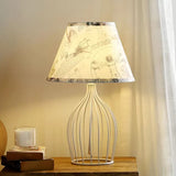 Vintage Table Lamp  Wire Cage Base With Sketch Shade - Product detail 11