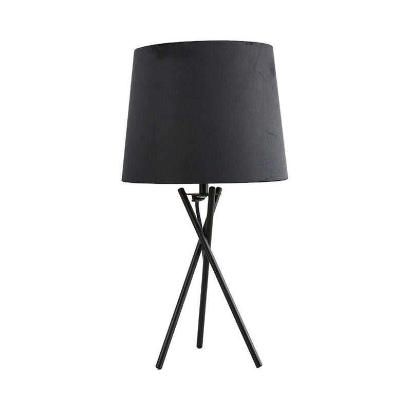 Modern Table Lamp  Black Drum Shade With Gold Interior - Product detail 4