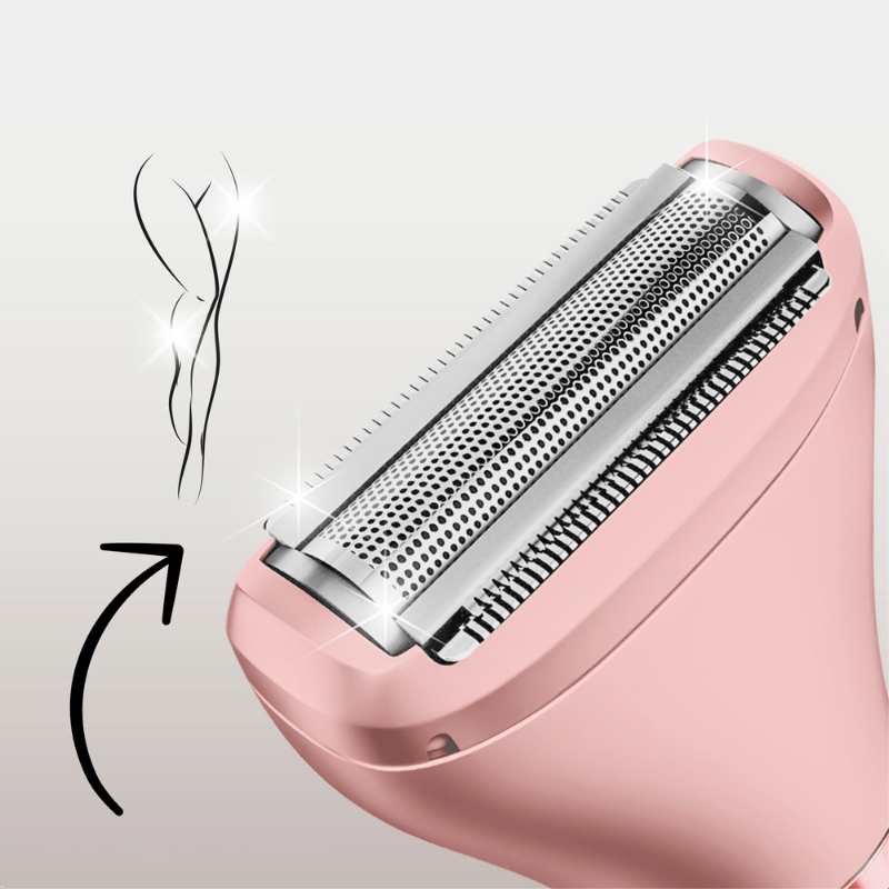 Womens Electric Shaver  3-in-1 Rechargeable Wet  Dry Grooming Kit - Detailed view