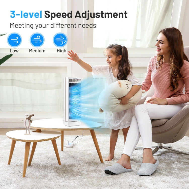 Mini Tower Fan  14-Inch Oscillating Desk Fan With Timer - Product detail 4