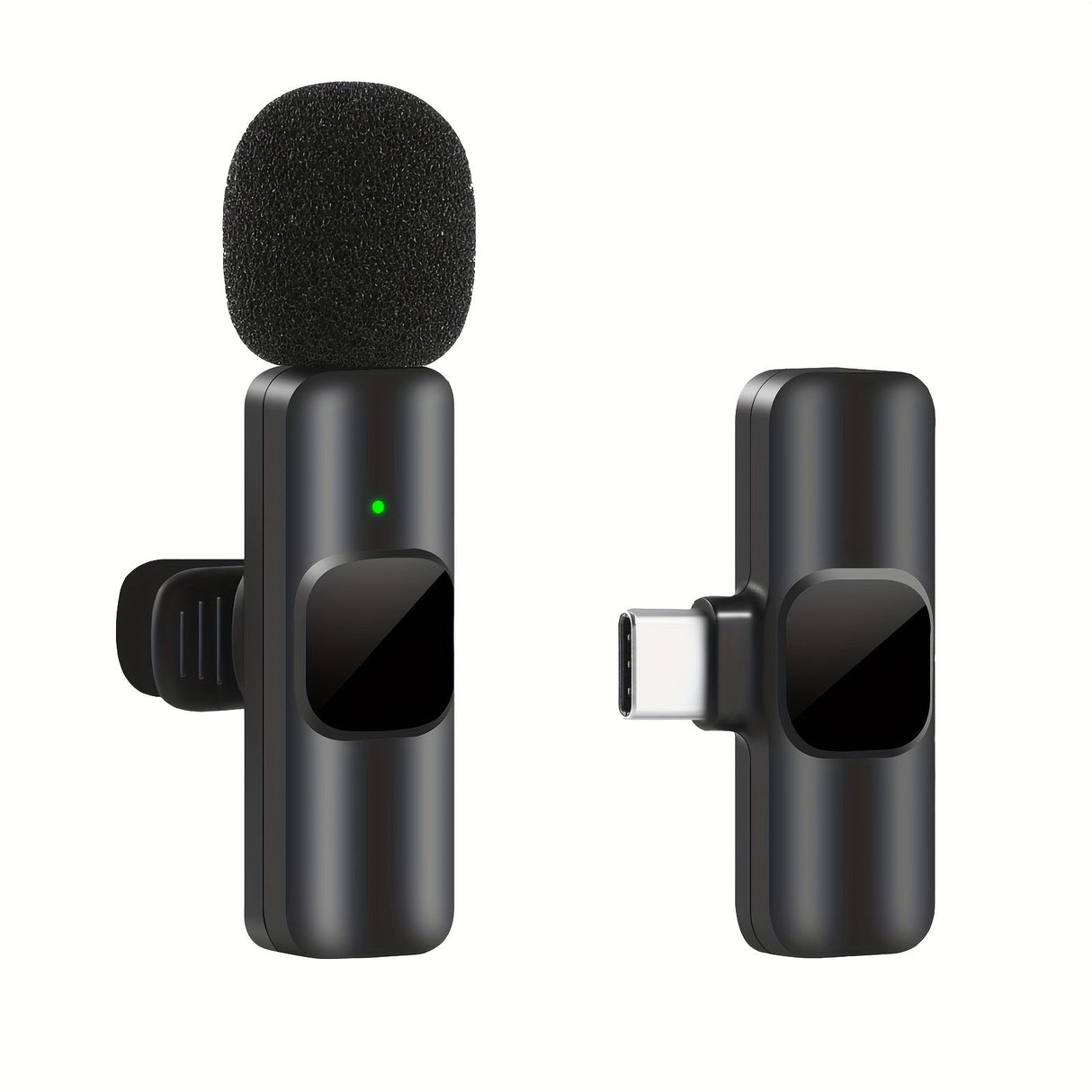 Professional Wireless Microphone  USB-C Lavalier for Content Creation - Product showcase