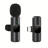 Professional Wireless Microphone  USB-C Lavalier for Content Creation - Product showcase