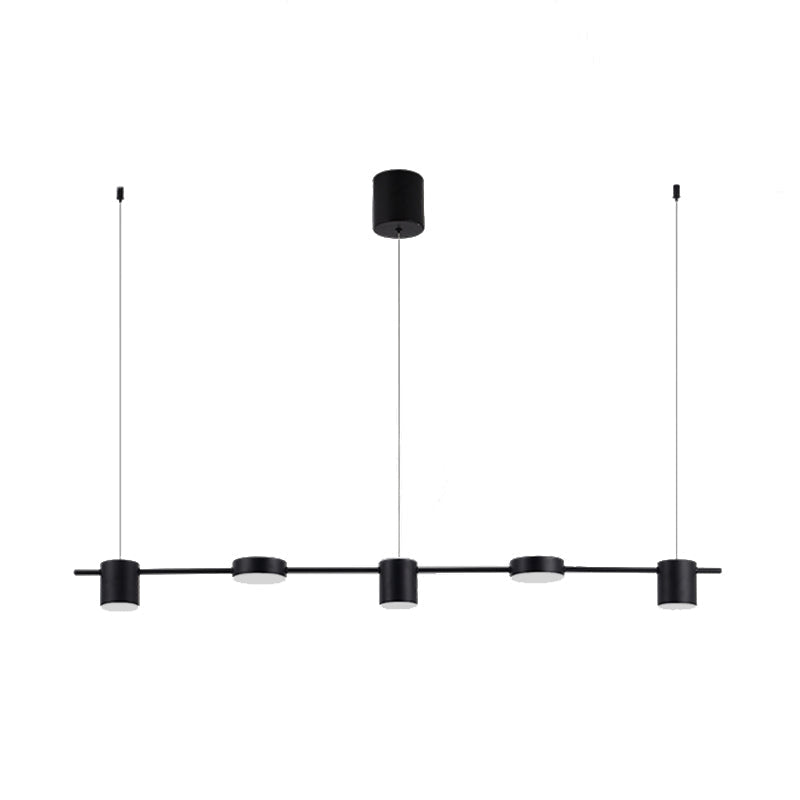 Modern Linear Pendant Light  Brass Drum Shade Design - Product detail 11