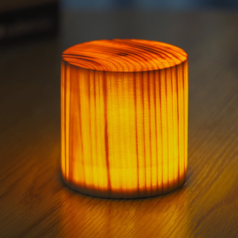 Modern LED Table Lamp  Wood Grain Touch Control Design - Product detail 13