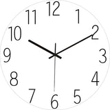 Modern Wall Clock  Neon Numbers Blue Marble Design - Product detail 11