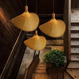 Bamboo Pendant Light  Curved Wave Design - Product detail 5