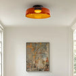 Modern Glass Ceiling Light  Layered Smoke Shade Design - Product detail 24