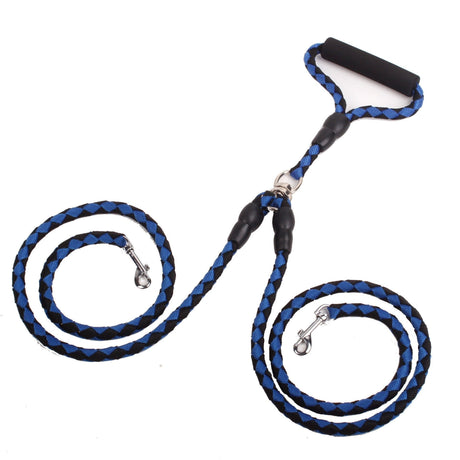 Double Dog Leash  Braided Nylon Tangle-Free Design - Product detail 6