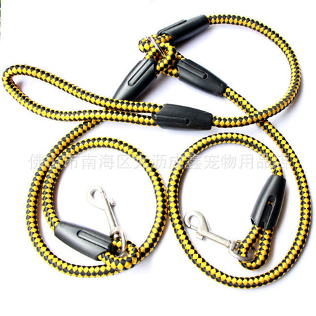 Double Dog Leash  Braided Nylon Tangle-Free Design - Detailed view