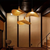 Bamboo Pendant Light  Curved Wave Design - Product detail 4