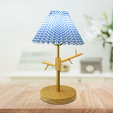 Nordic Table Lamp  Pleated Shade with Wood Base - Product detail 7