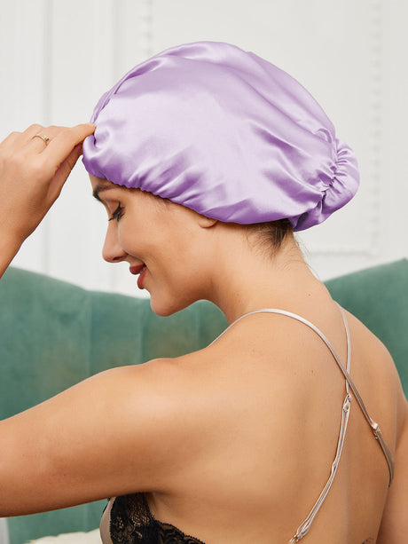 Silk Sleep Turban  Pure Mulberry Hair Protection Cap - Product detail 18