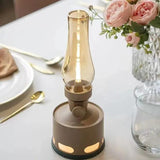 Vintage LED Lantern  Rechargeable Glass Ambient Light - Product detail 4