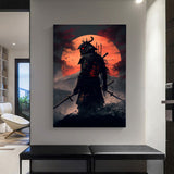 Japanese Canvas Art  Samurai Warrior Triptych Set - Product detail 7