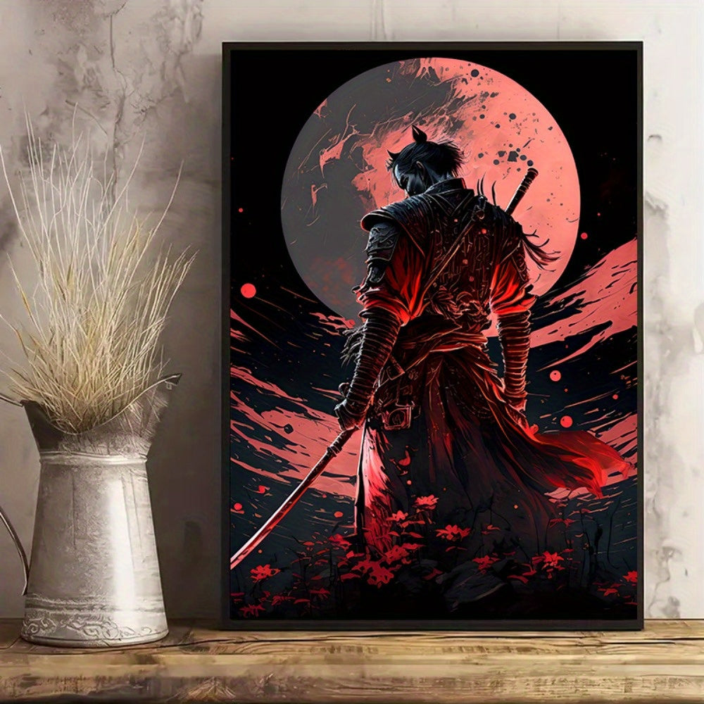 Japanese Canvas Art  Samurai Warrior Triptych Set - Product detail 8