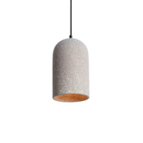 Industrial Cement Pendant Light  Minimalist Gray Shade With Brass Fitting - Product detail 13