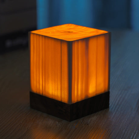 Modern LED Table Lamp  Wood Grain Touch Control Design - Product detail 16