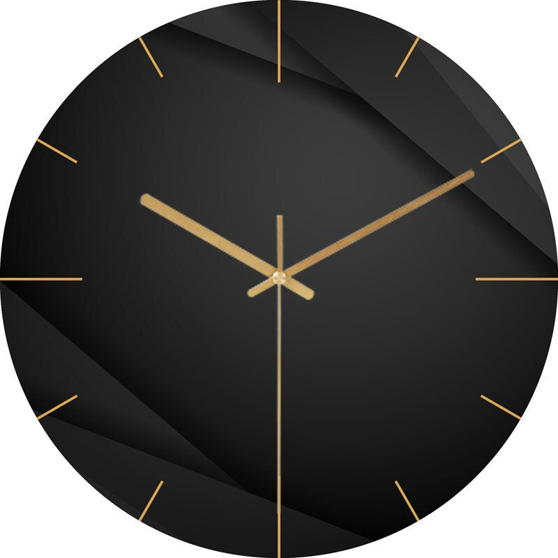 Modern Wall Clock  Neon Numbers On Blue Marble - Product detail 15