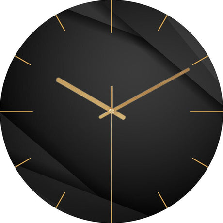 Modern Wall Clock  Neon Numbers Blue Marble Design - Product detail 15