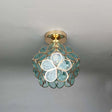 Floral Glass Ceiling Light  Crystal Petal Design - Product detail 5