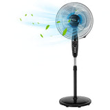 Quiet Oscillating Floor Fan  16-Inch Dual-Blade with Remote Control - Product showcase