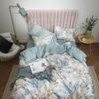 Egyptian Cotton Duvet Set  Botanical Floral Pattern - Product showcase