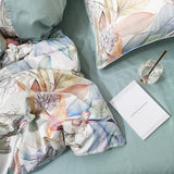 Egyptian Cotton Duvet Set  Botanical Floral Pattern - Product example