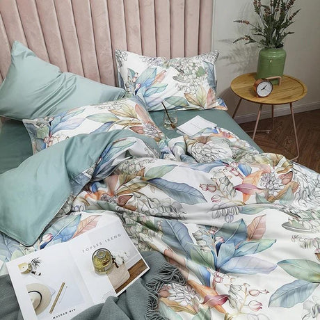 Egyptian Cotton Duvet Set  Botanical Floral Pattern - Product detail 4