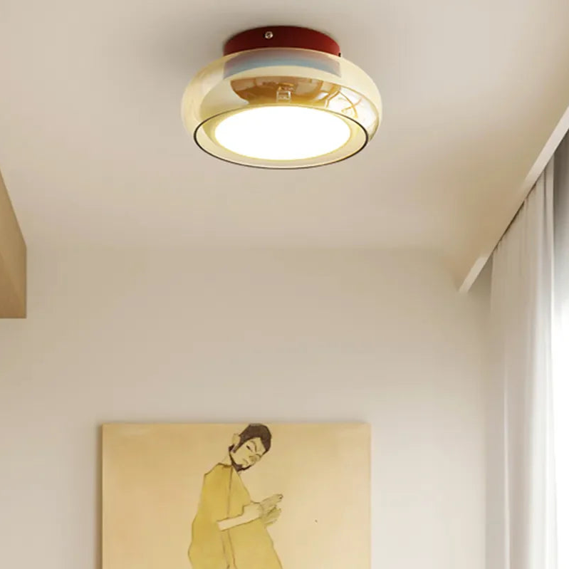 Vintage Ceiling Light  Retro Acrylic LED Fixture - Product showcase