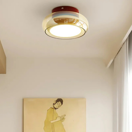Vintage Ceiling Light  Retro Acrylic LED Fixture - Product showcase