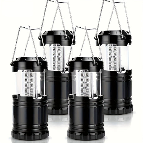 LED Emergency Lantern Set  Foldable 30-LED Outdoor Lights - Product showcase