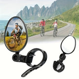 Bicycle Rearview Mirrors  Wide Angle Safety Pack of 2 - Detailed view