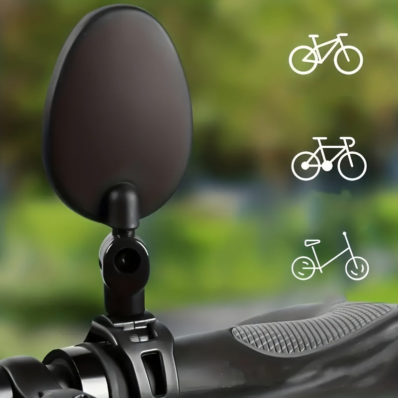 Bicycle Rearview Mirrors  Wide Angle Safety Pack of 2 - Product example
