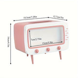 Retro TV Tissue Box  Modern Phone Dock Design - Product example