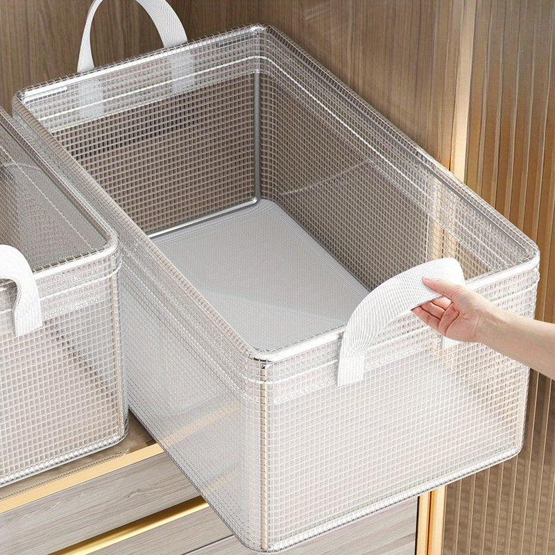 Storage Bins Set  Mesh Design With Carry Handles - Detailed view