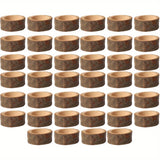 Rustic Tea Light Holders  Natural Wood Set of 40 - Product detail 6