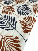 Bohemian Summer Maxi Dress  Palm Print V-Neck Design - Product detail 6