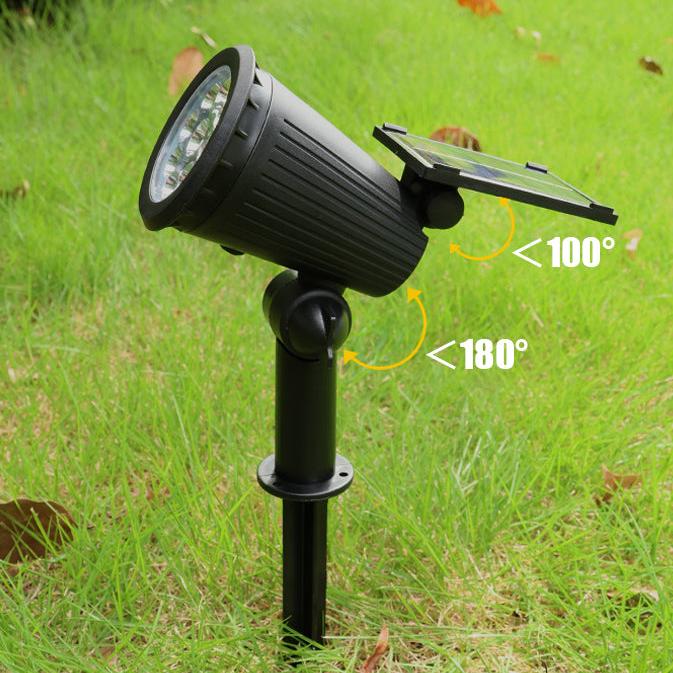 Solar Garden Spotlight  9-Color LED Adjustable Landscape Light - Product detail 5