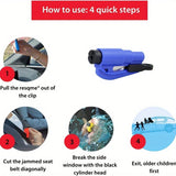 Emergency Car Safety Hammer  Compact Window Breaker with Keyring - Product detail 5
