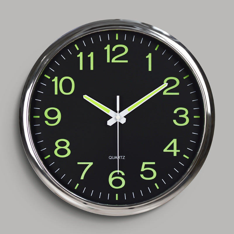 Silent Wall Clock  LED Illuminated Numbers - Product showcase