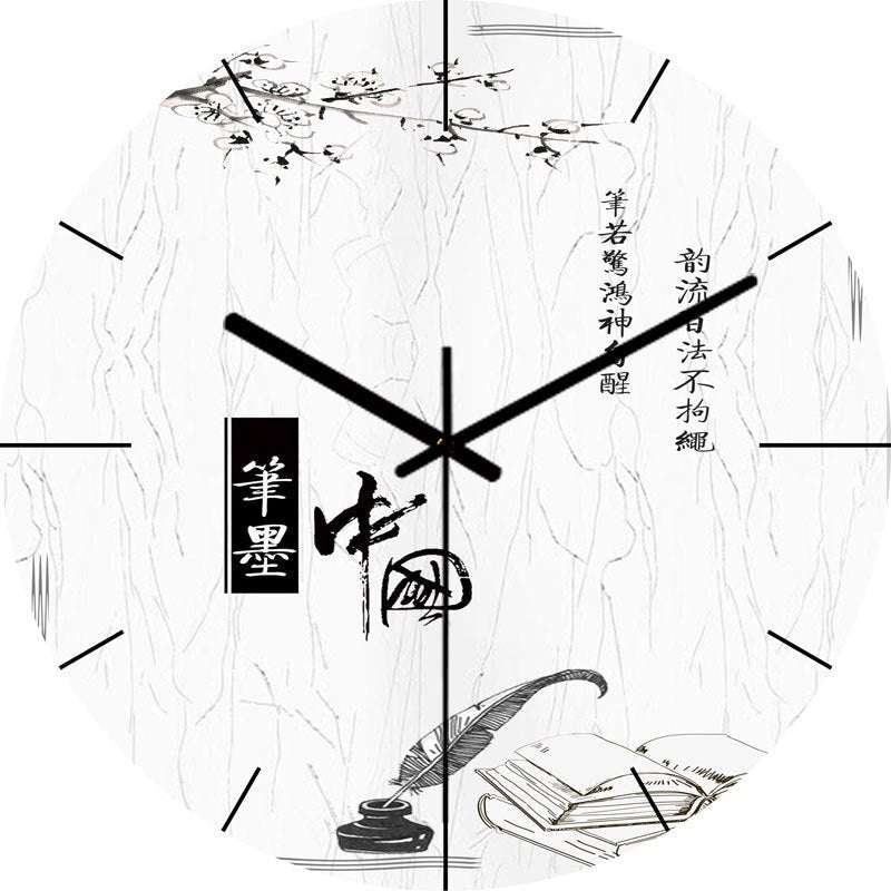 Modern Wall Clock  Neon Numbers Blue Marble Design - Product detail 14