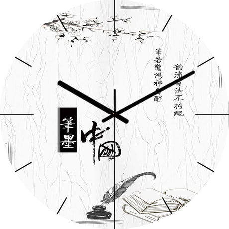 Modern Wall Clock  Neon Numbers Blue Marble Design - Product detail 14