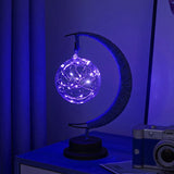 Moon Table Lamp  Glass Globe LED String Light - Product detail 8