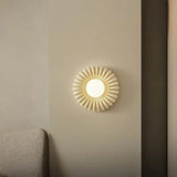 Modern Resin Wall Light  Sunburst Pattern Sconce - Product example