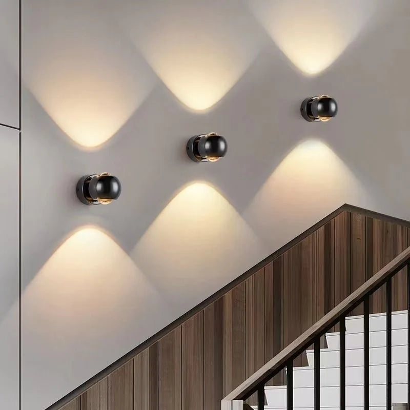 Modern Wall Sconce  180 Swivel LED Light - Detailed view