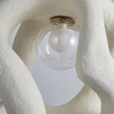 Modern Pendant Light  Sculptural Matte Black Design - Product detail 4