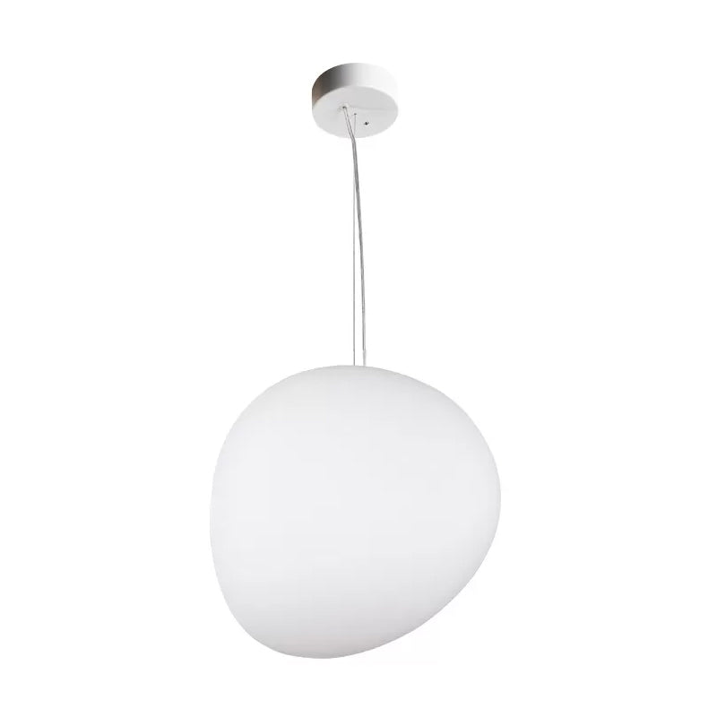 Modern Glass Pendant Light  Floating Pebble Design - Product example
