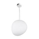 Modern Glass Pendant Light  Floating Pebble Design - Product example