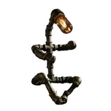 Industrial Robot Table Lamp  Steampunk Pipe Design - Product detail 19