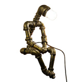 Industrial Robot Table Lamp  Steampunk Pipe Design - Product detail 16
